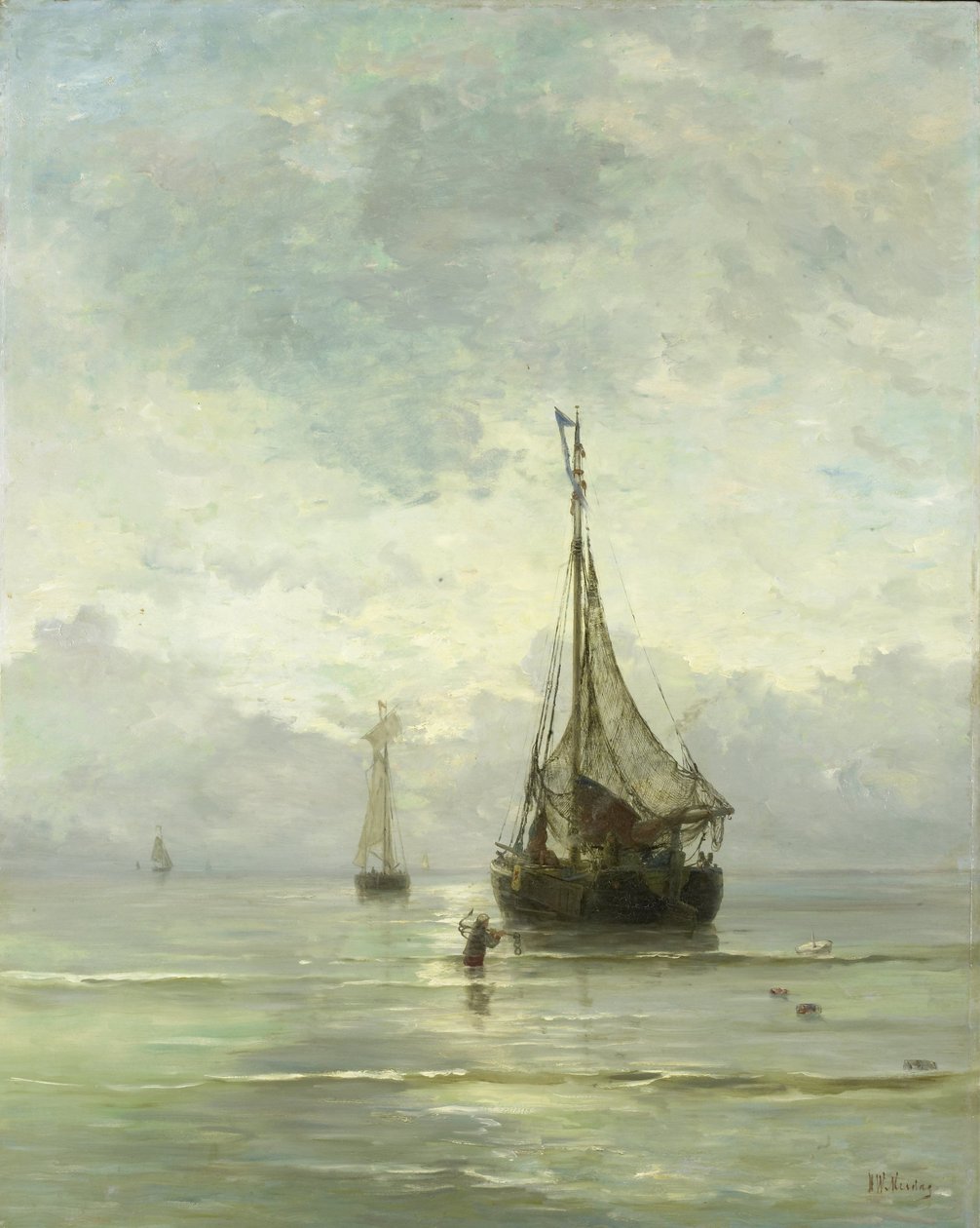 Mer calme - Hendrik Willem Mesdag