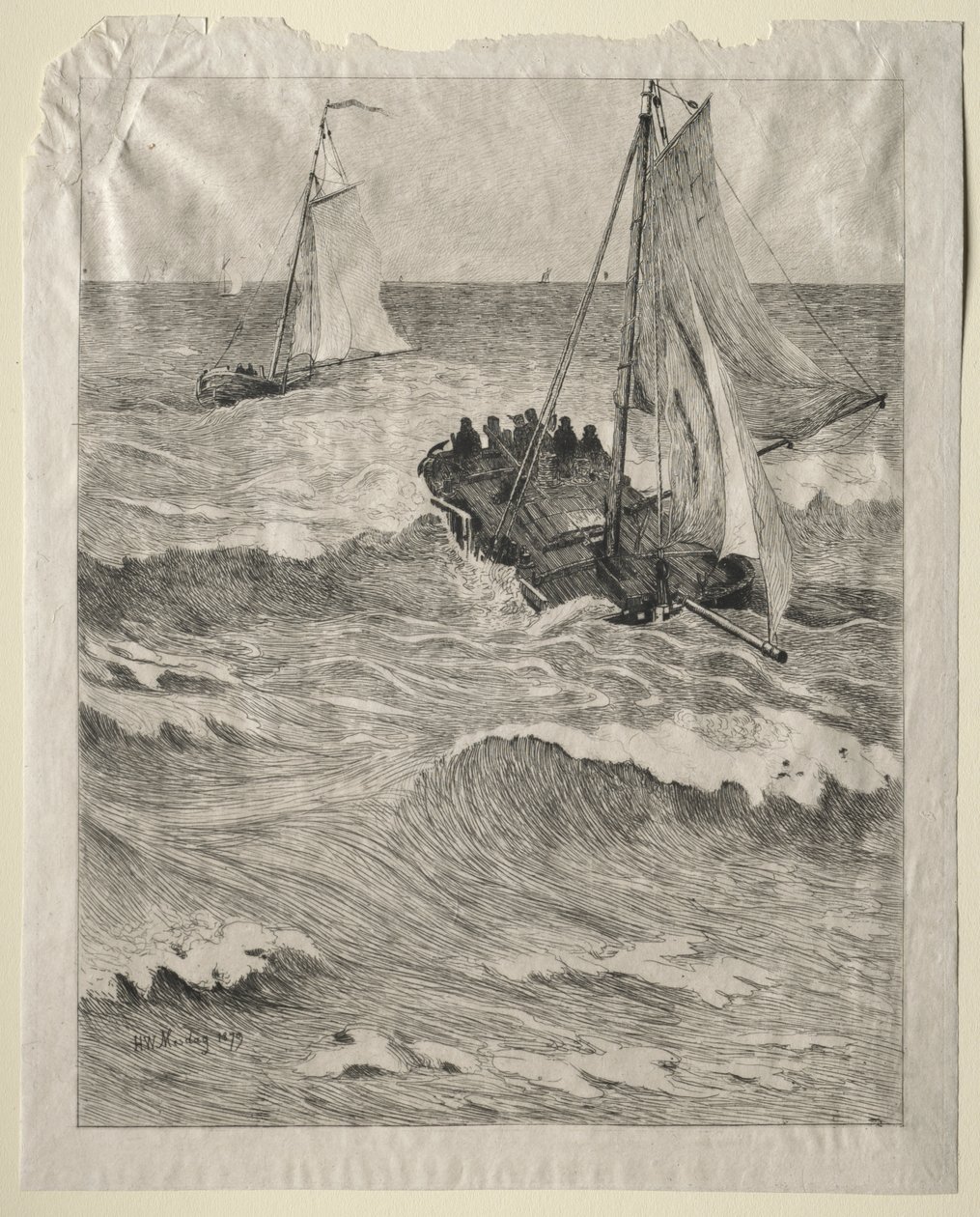 Scène marine - Hendrik Willem Mesdag