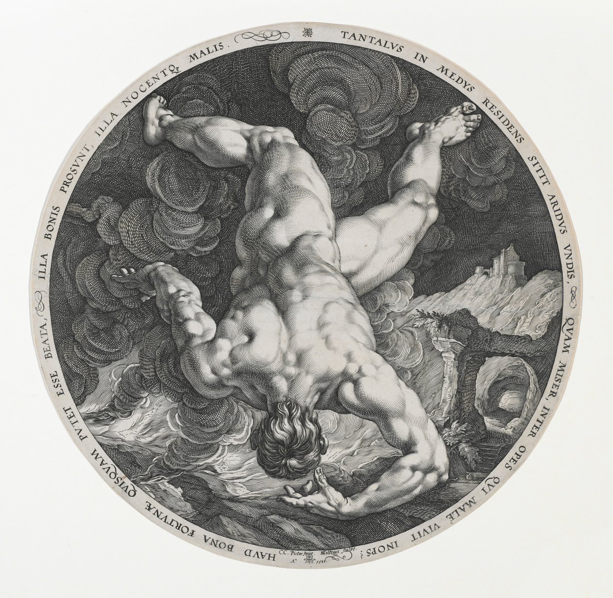 Tantale, des Quatre Déshonorés - Hendrik and Cornelisz. van Haarlem Cornelis Goltzius