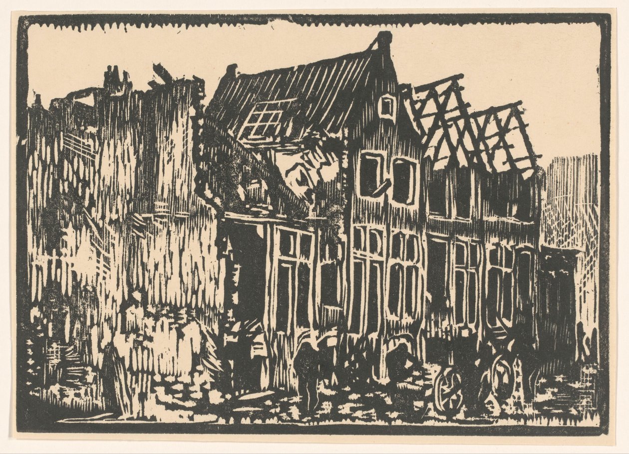 Maisons et ruines - Hendrik van Straten