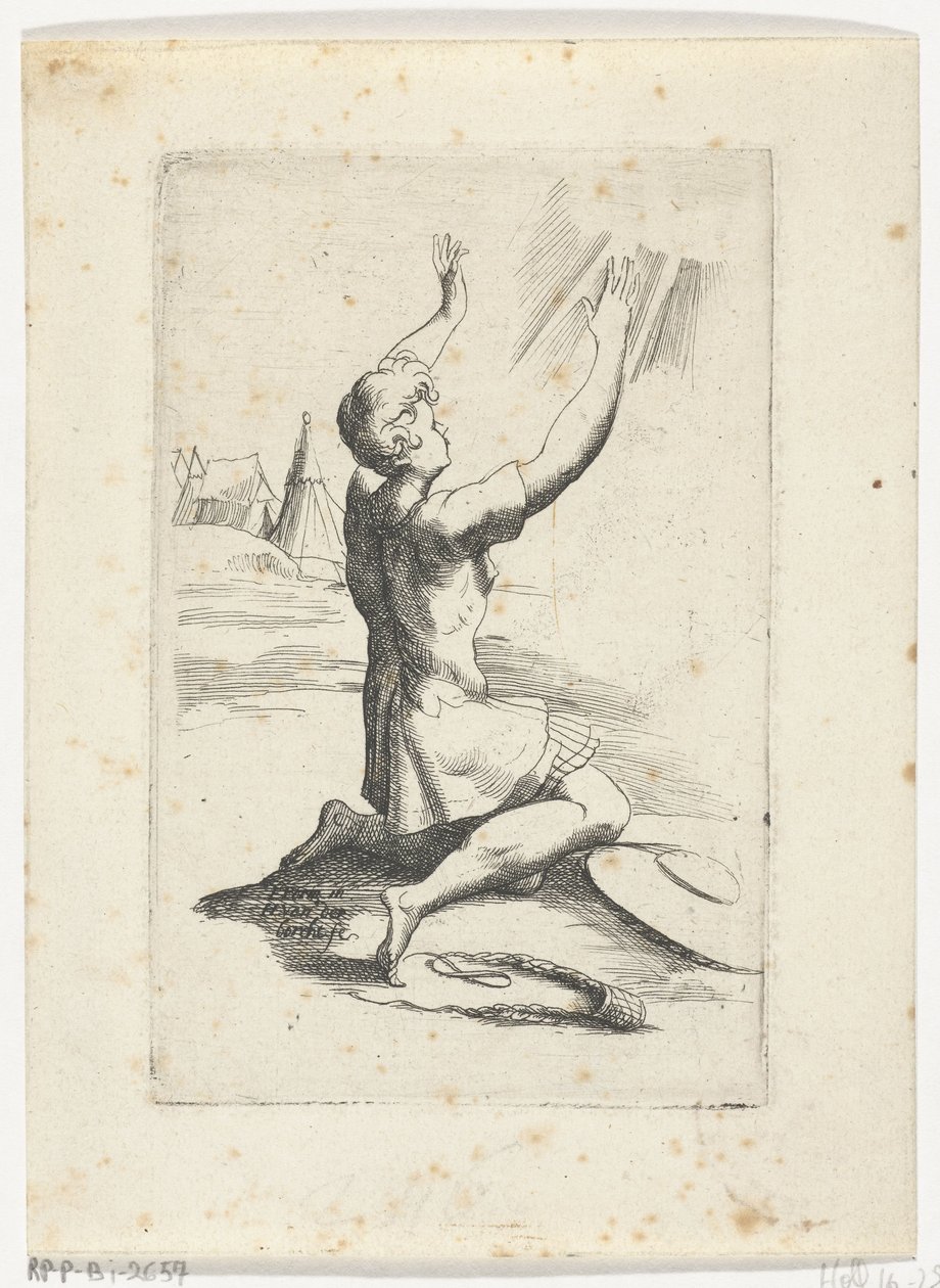 David à genoux - Hendrik van der Borcht (II)