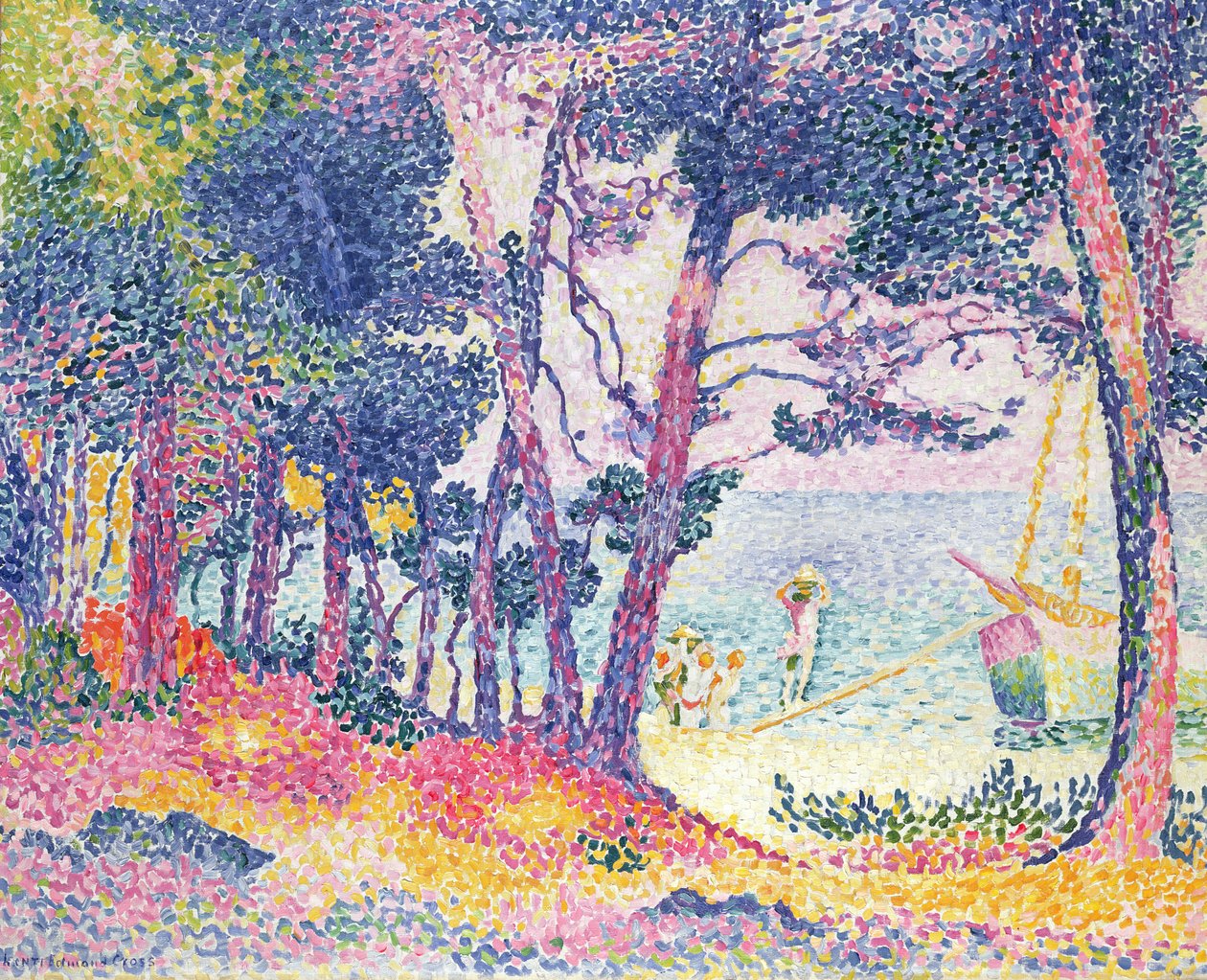 Un bosquet de pins, 1906 - Henri Edmond Cross