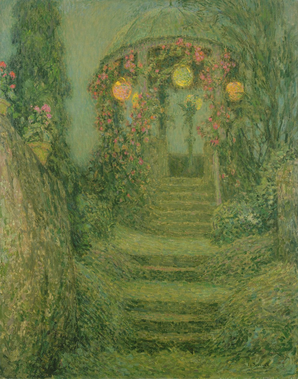 Le Pavillon illuminé - Henri Eugene Augustin Le Sidaner