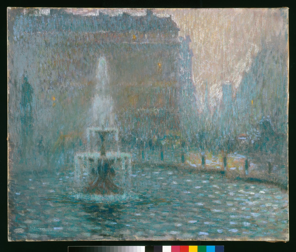 Trafalgar Square, c.1908 - Henri Eugene Augustin Le Sidaner