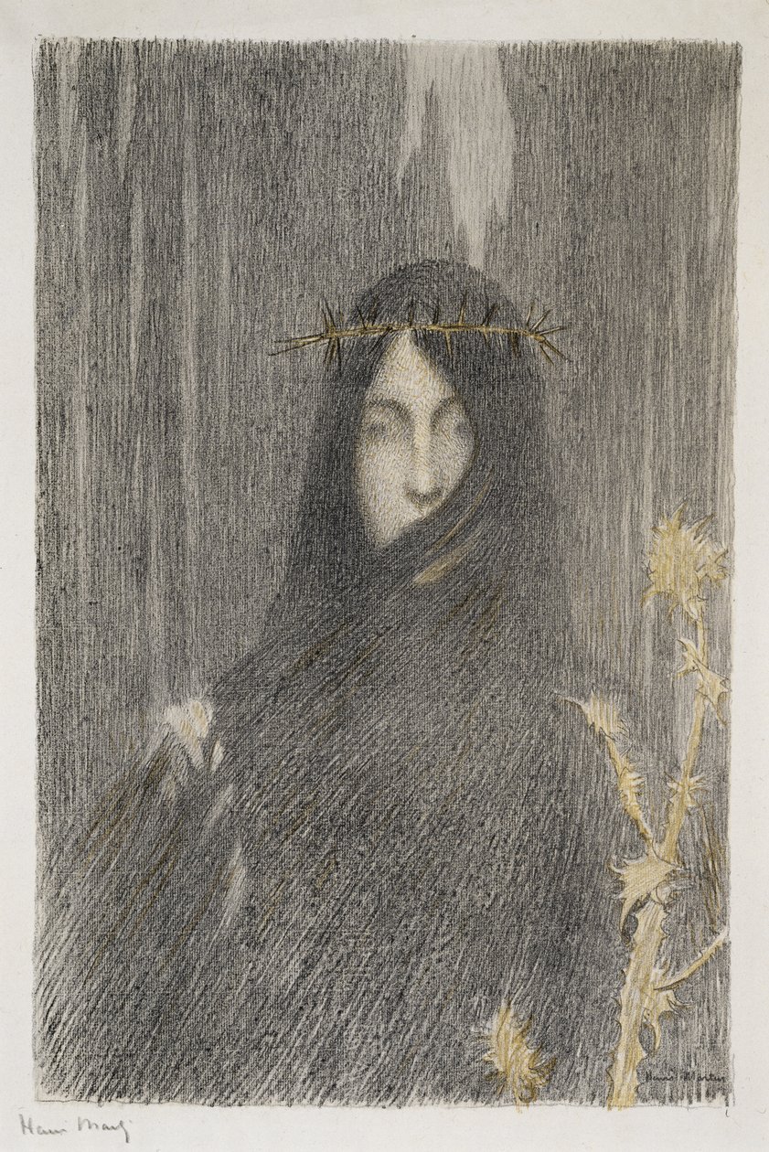 Tête de femme - Henri Martin