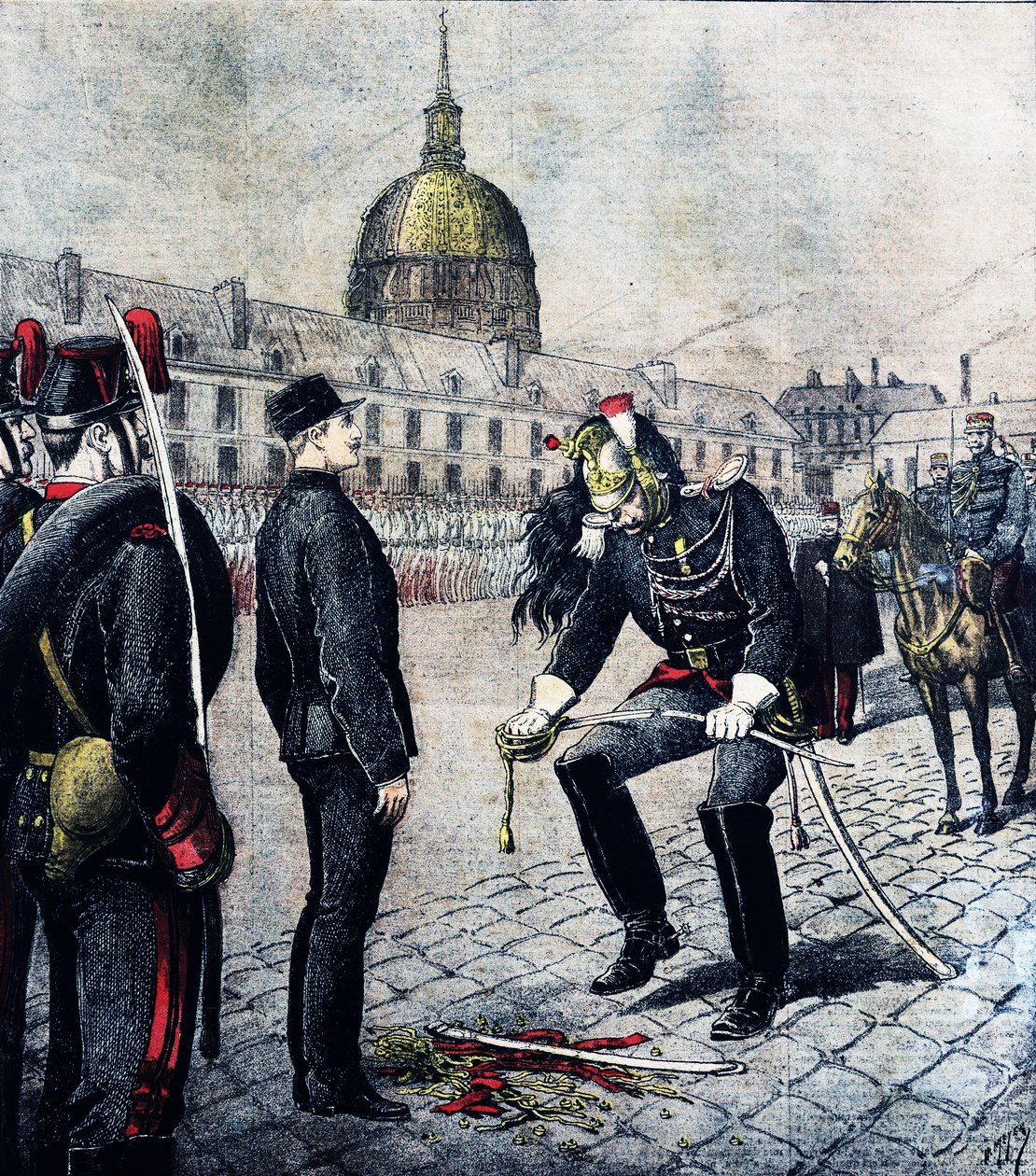 Alfred Dreyfus dégradé - Henri Meyer
