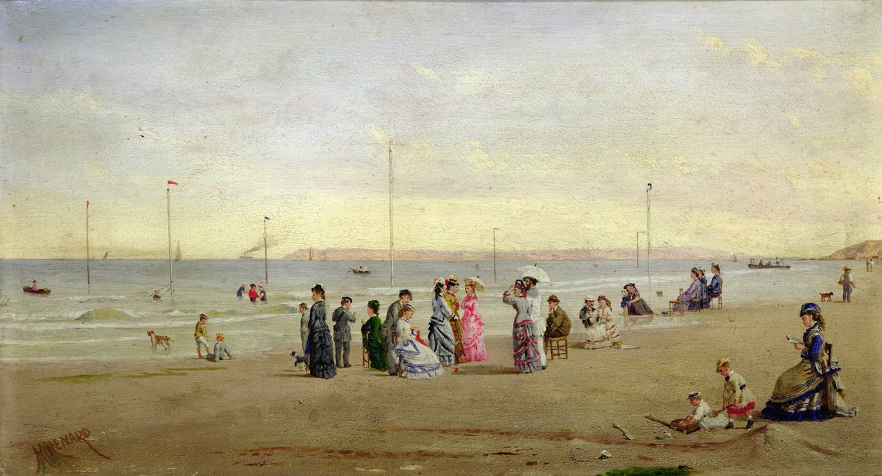Bord de mer à Trouville - Henri Renard