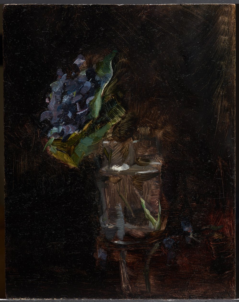 Bouquet de violettes dans un vase - Henri de Toulouse-Lautrec