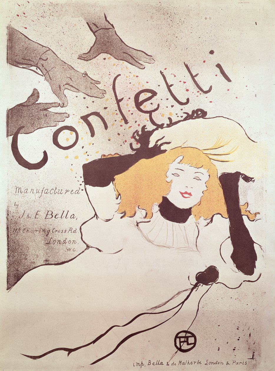 Confetti, 1893 - Henri de Toulouse Lautrec