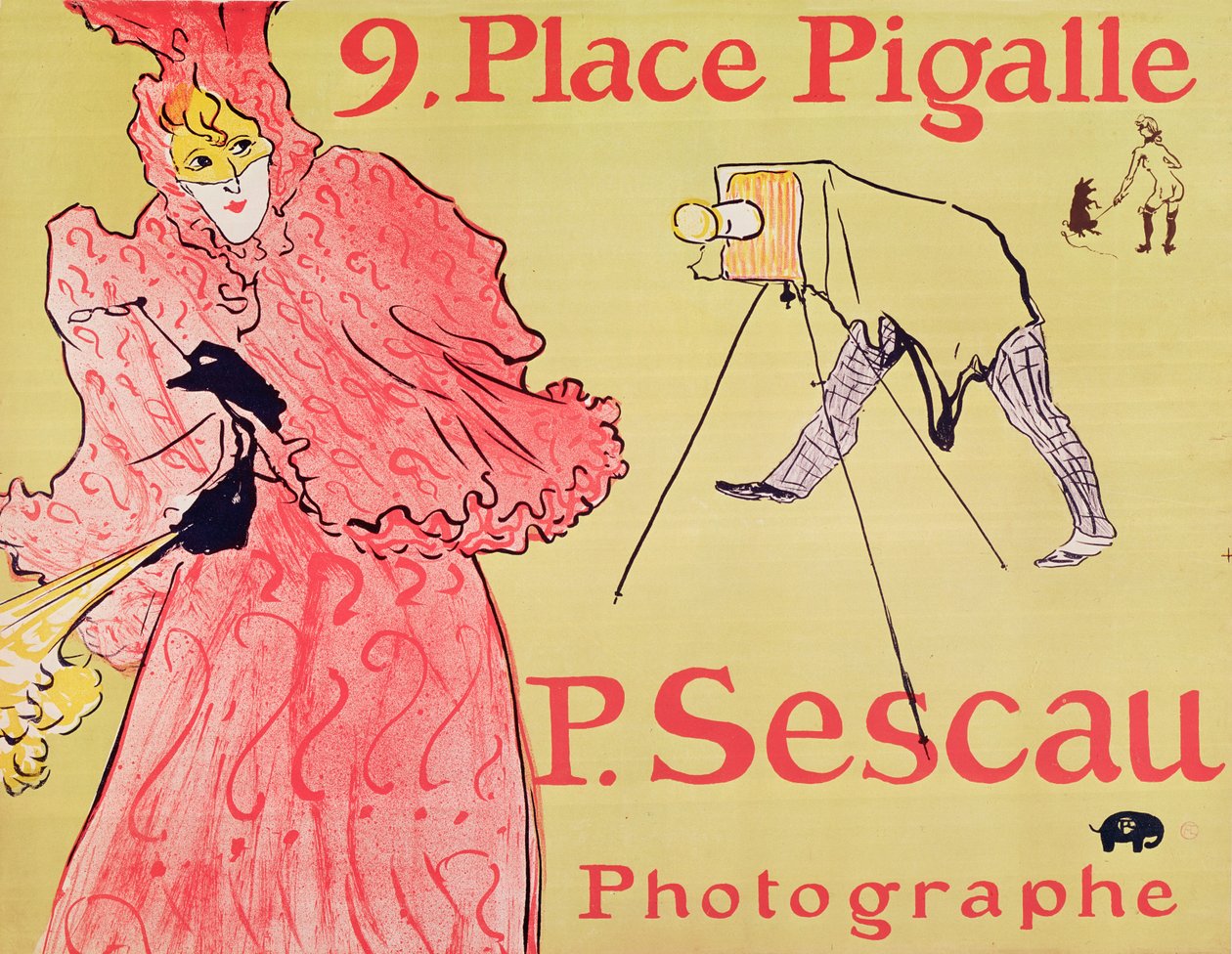 P. Sescau Photographe (affiche), 1894 - Henri de Toulouse Lautrec