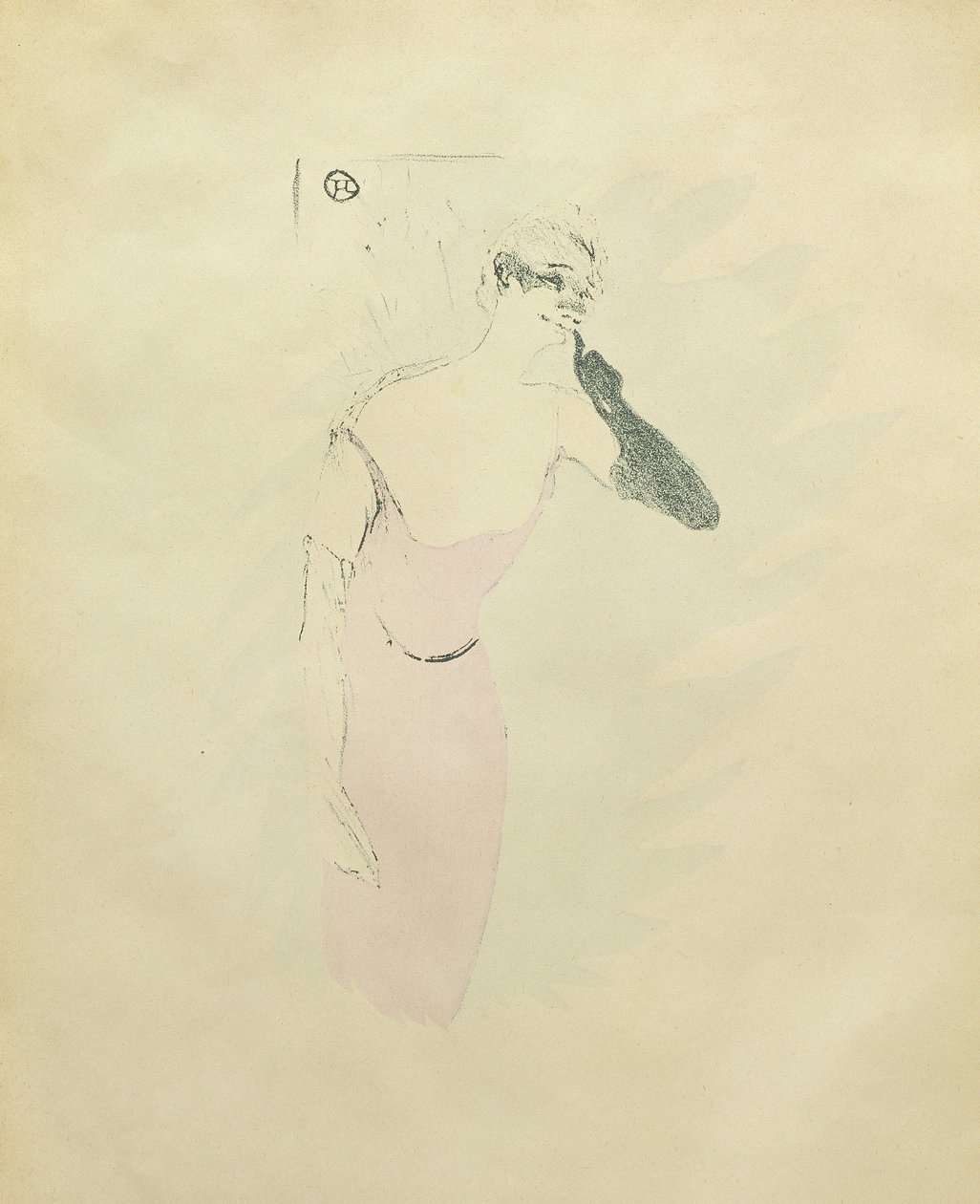 Yvette Guilbert, vers 1894 - Henri de Toulouse Lautrec