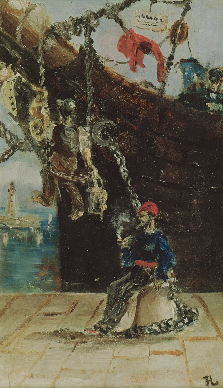 Un marin sur un quai, 1880 - Henri de Toulouse Lautrec