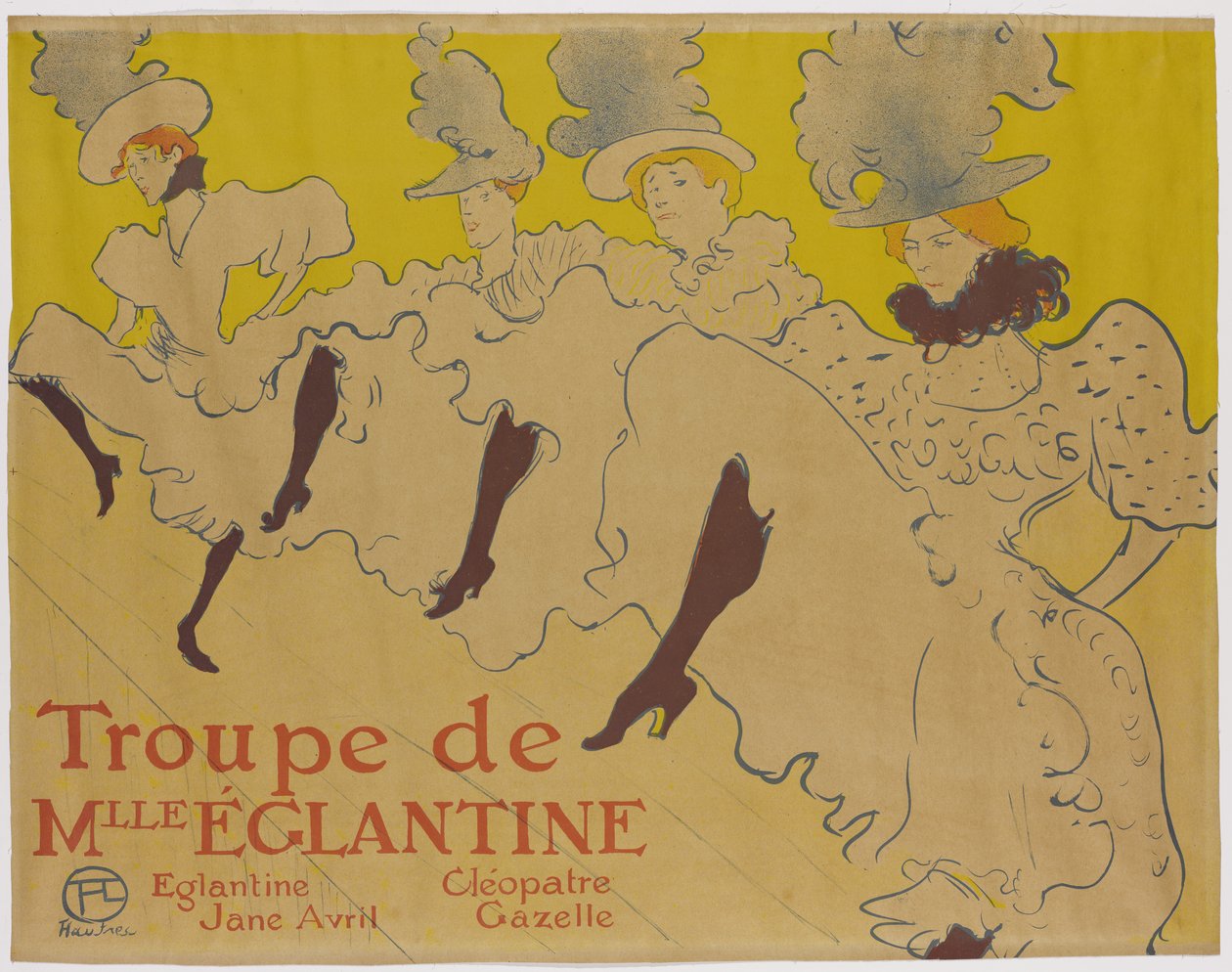La Troupe de Mademoiselle Eglantine, 1895 - Henri de Toulouse Lautrec
