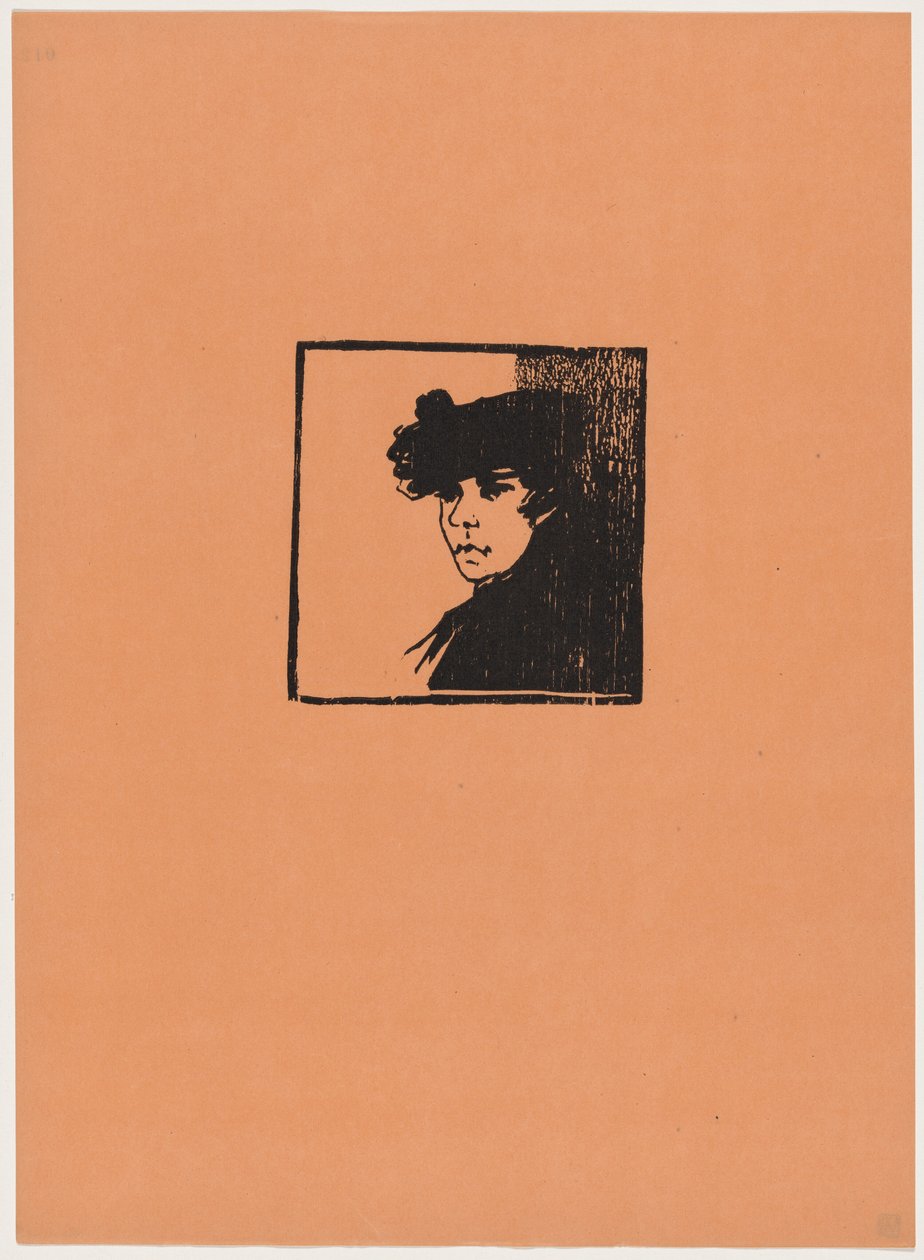 Frauenkopf - Henri-Charles Guérard