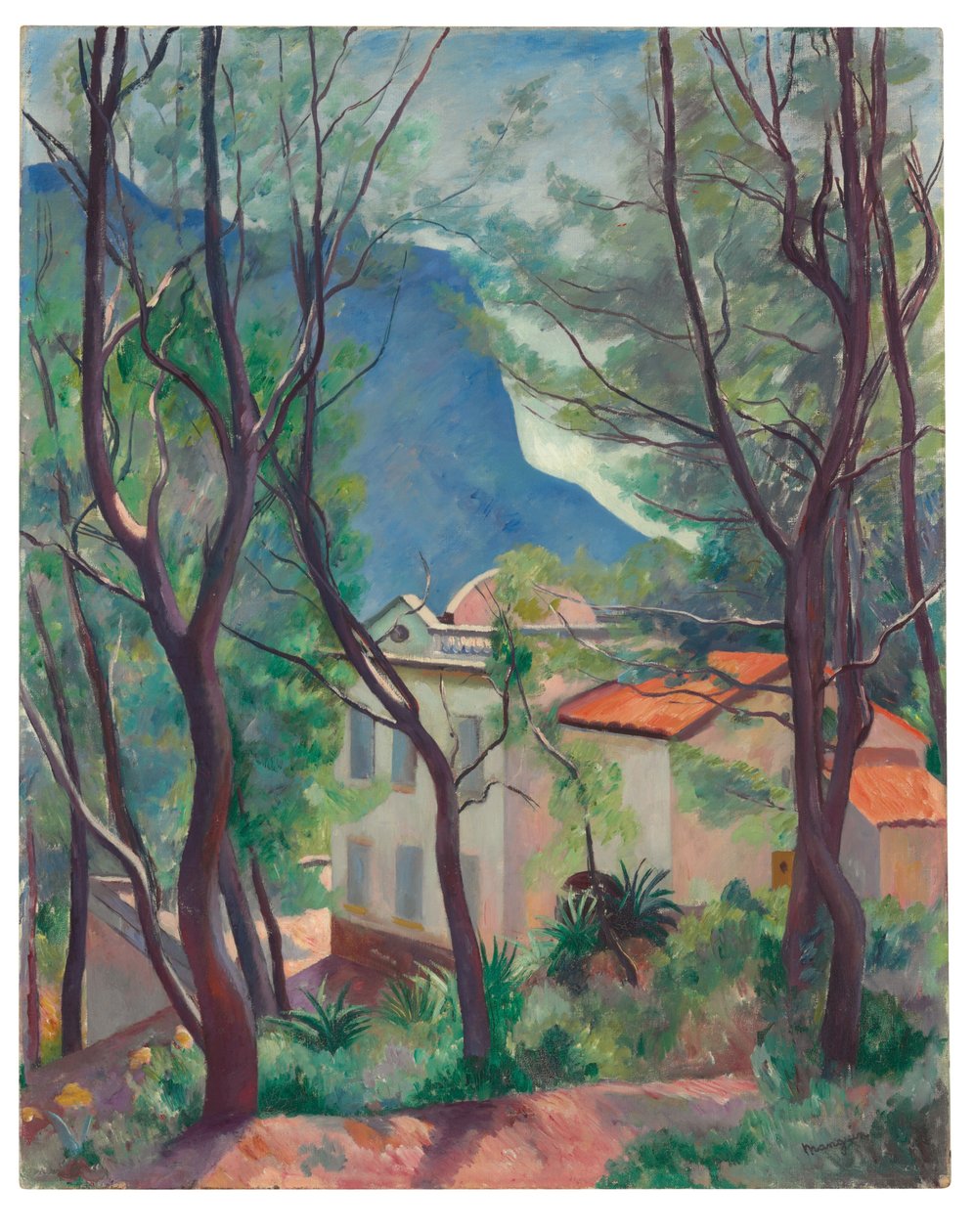 La maison dans les arbres, Villecroze - Henri Charles Manguin
