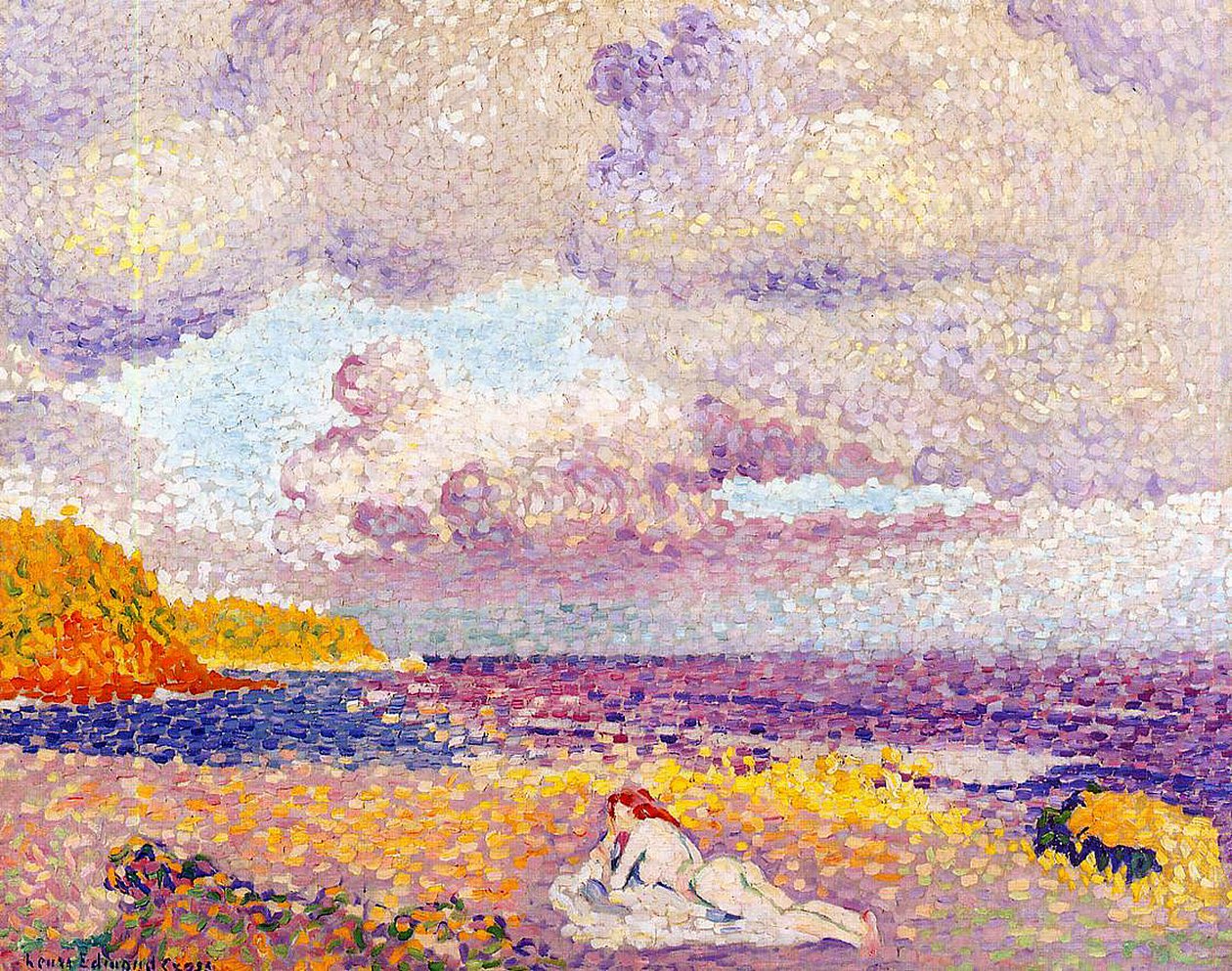 Une tempête imminente, 1907-08 - Henri Edmond Cross