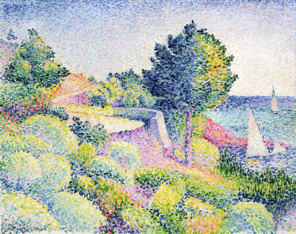 La route sur la côte, 1907 - Henri Edmond Cross