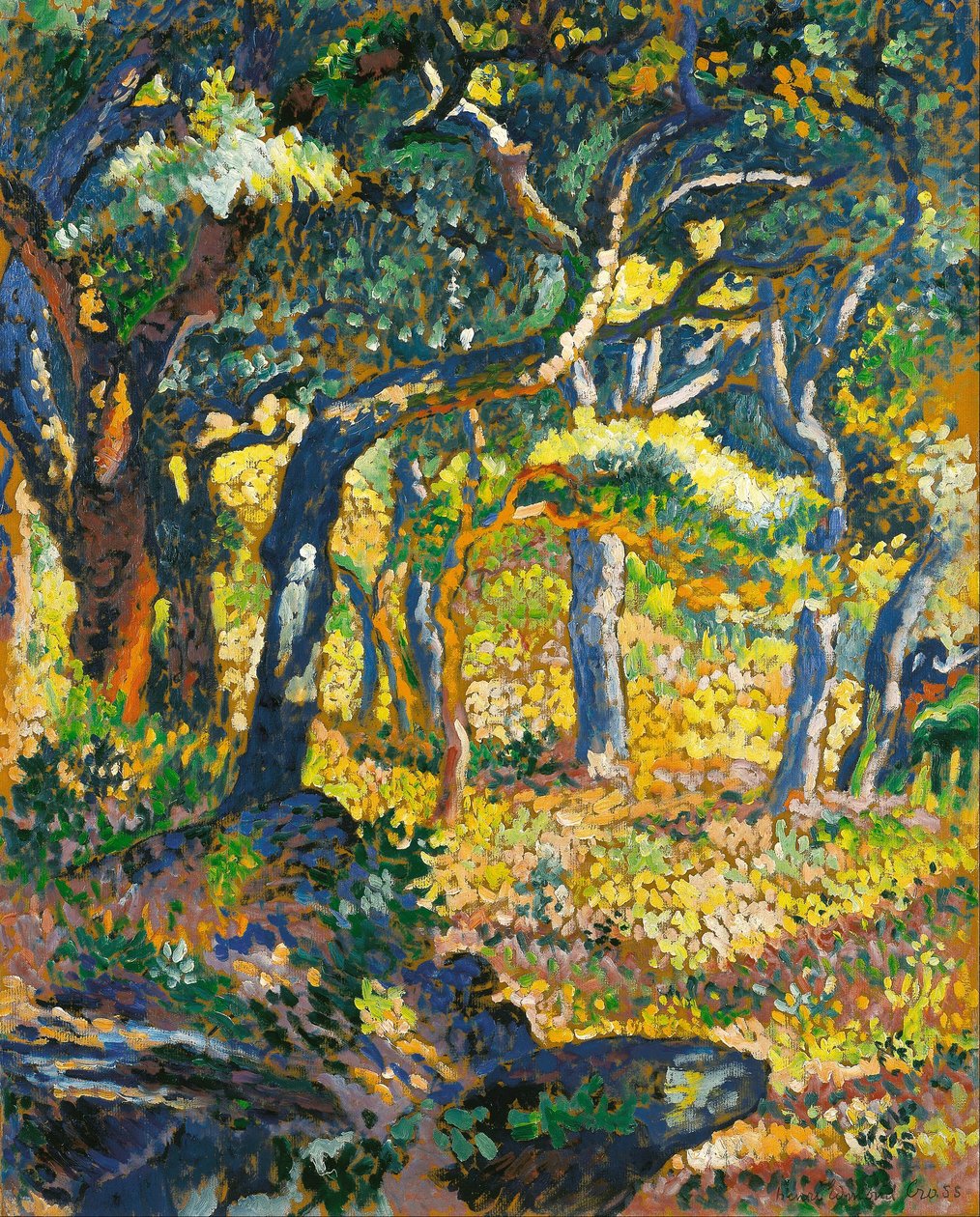 Une clairière en Provence - Henri-Edmond Cross