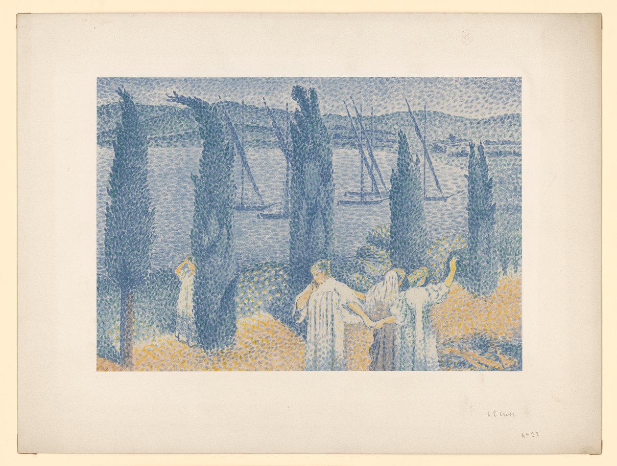 Des femmes en promenade (tiré de : A. Vollard, *Les Peintre-Graveurs*, Paris 1896/97) - Henri-Edmond Cross