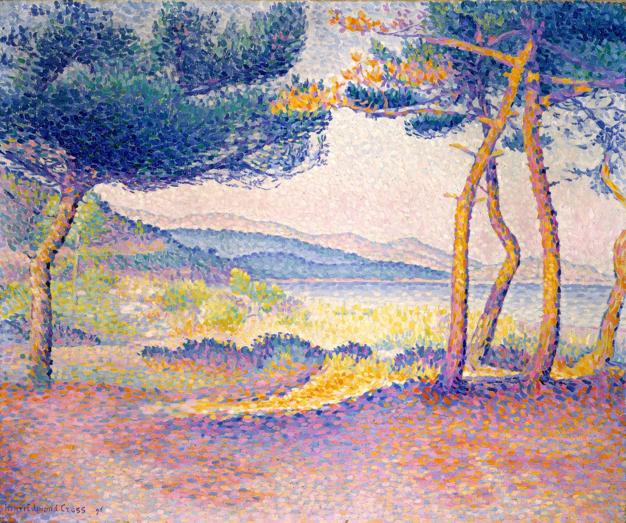Pins le long du rivage - Henri-Edmond Cross