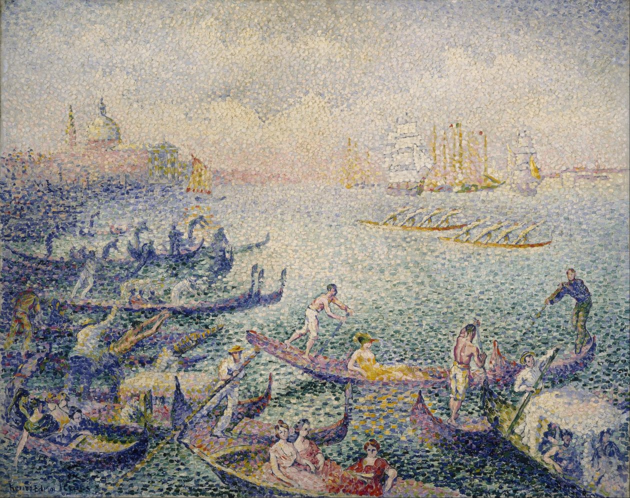 Régate à Venise - Henri-Edmond Cross