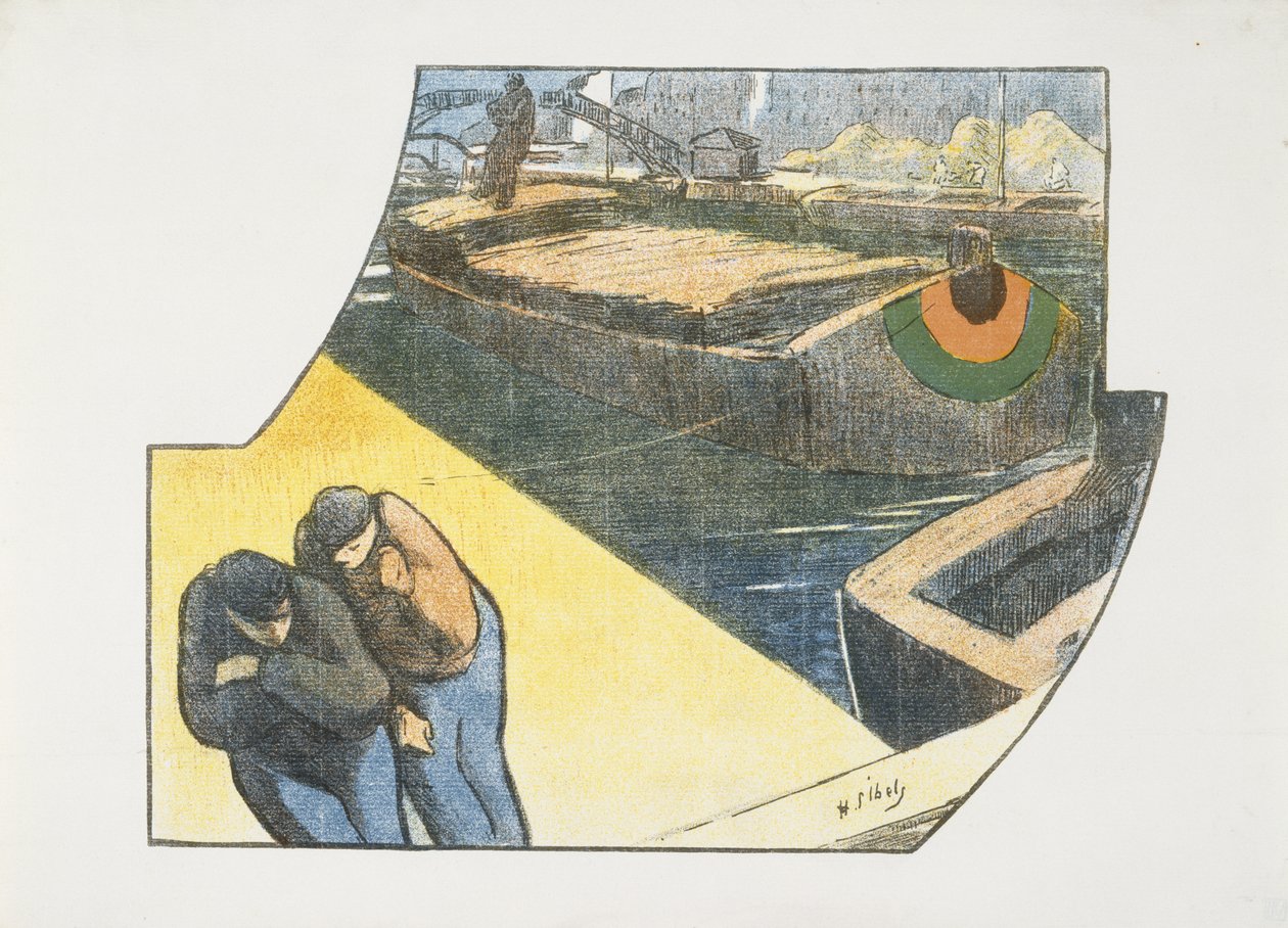 Programme pour la production du Théâtre Libre de Boubouroche, Valet de Coeur, 1893 - Henri Gabriel Ibels