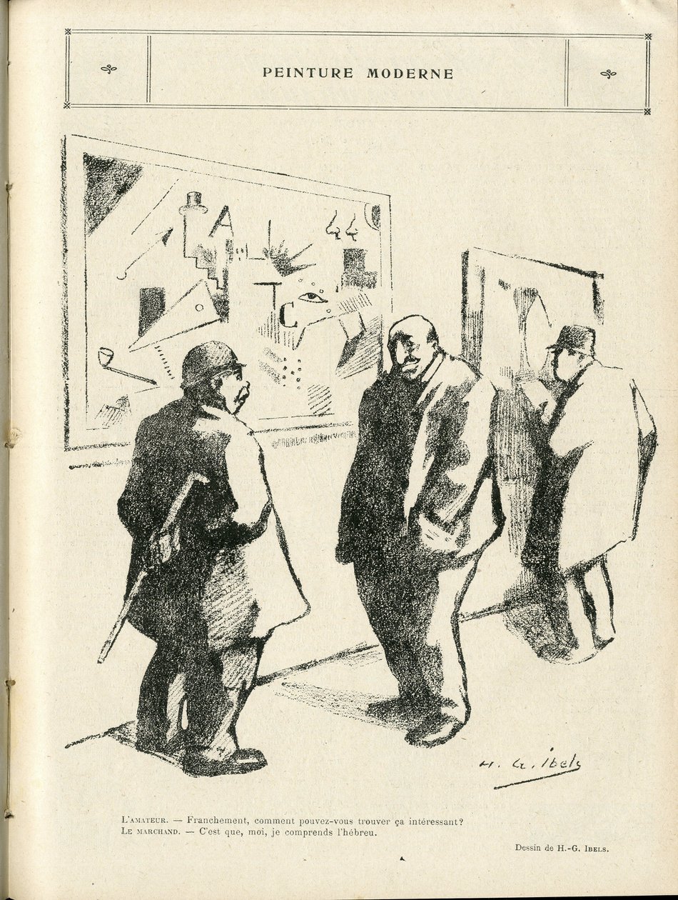 Illustration par H. G. Ibels dans Le Rire, 04/02/22 - Peinture moderne - Art, Antisémitisme, Avant-garde - Juif - Henri Gabriel Ibels