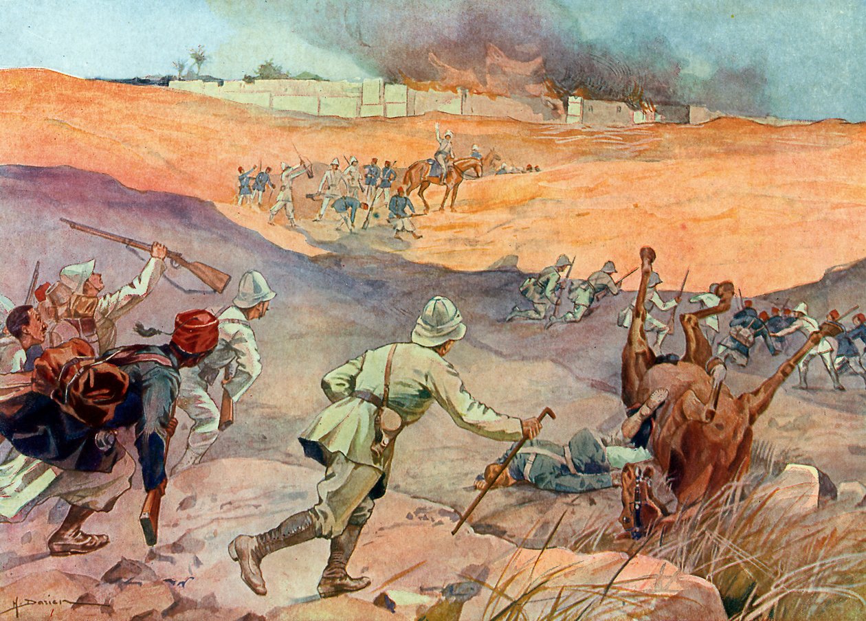 Conquête du Dahomey: « Les troupes du colonel Dodds aux portes d
