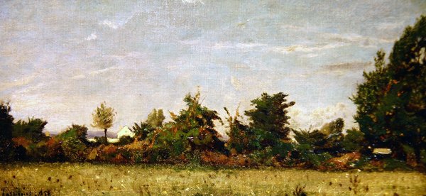 Paysage avec cottage - Henri-Joseph Harpignies
