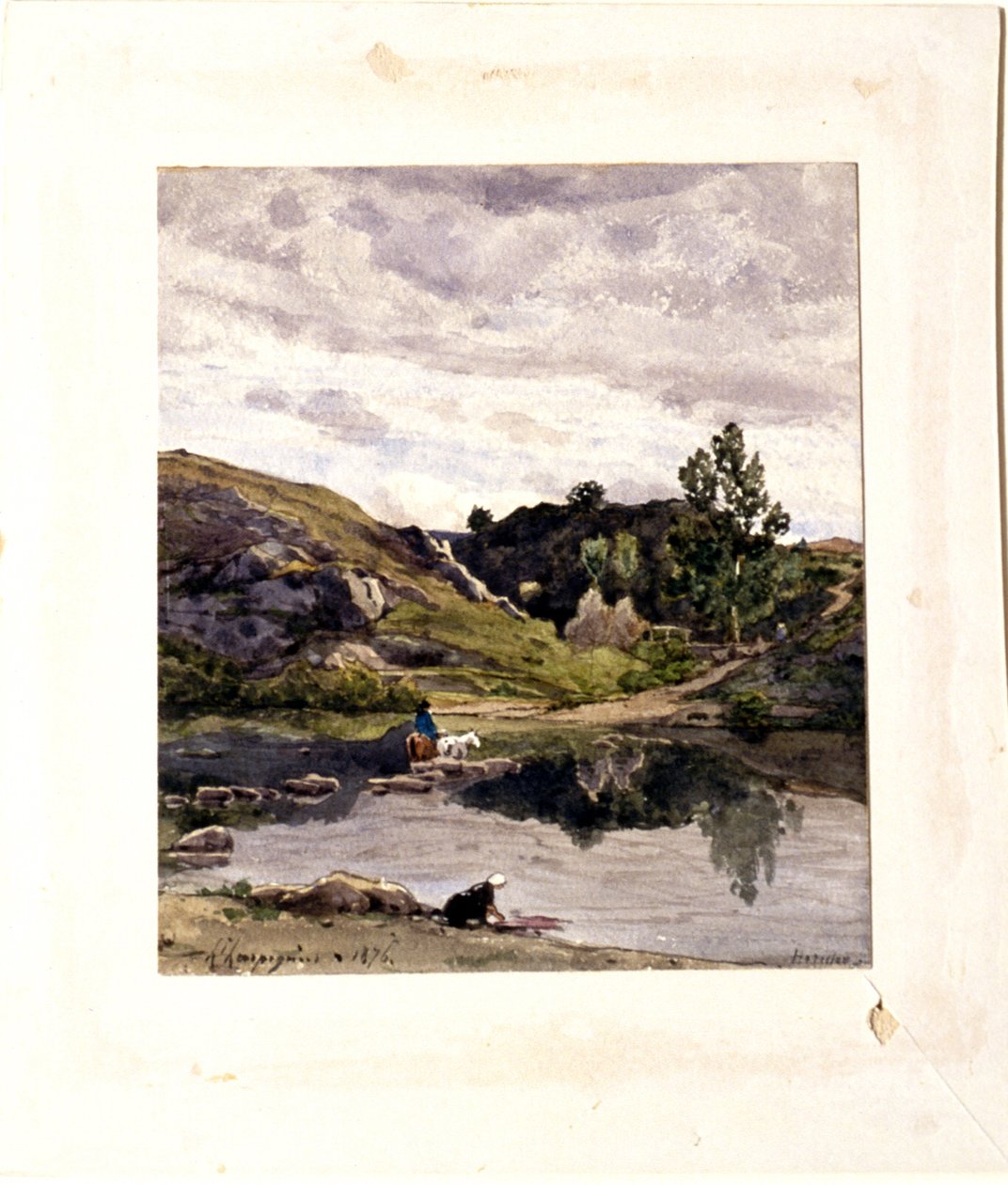 Paysage fluvial - Henri-Joseph Harpignies