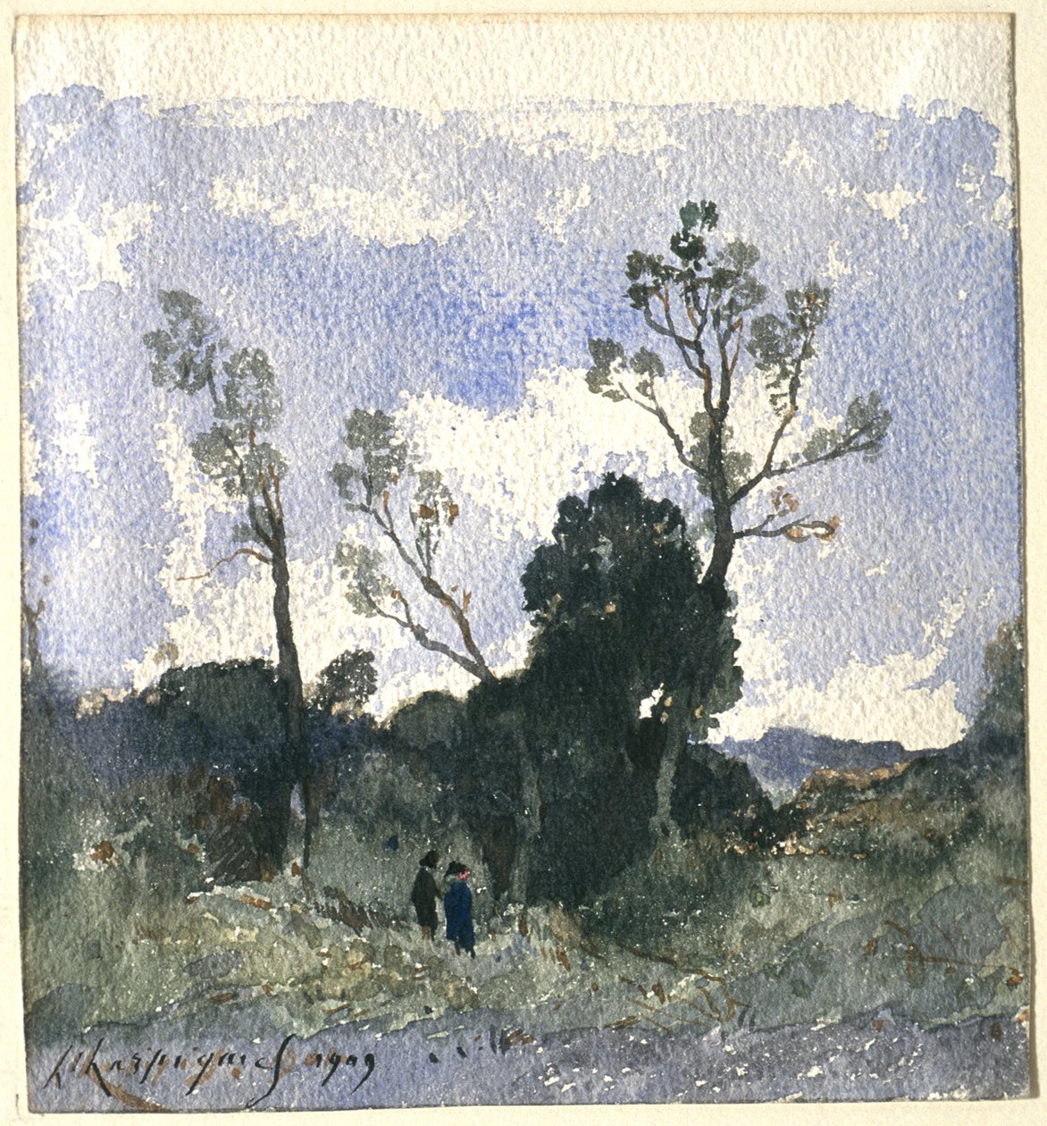 Paysage boisé - Henri-Joseph Harpignies