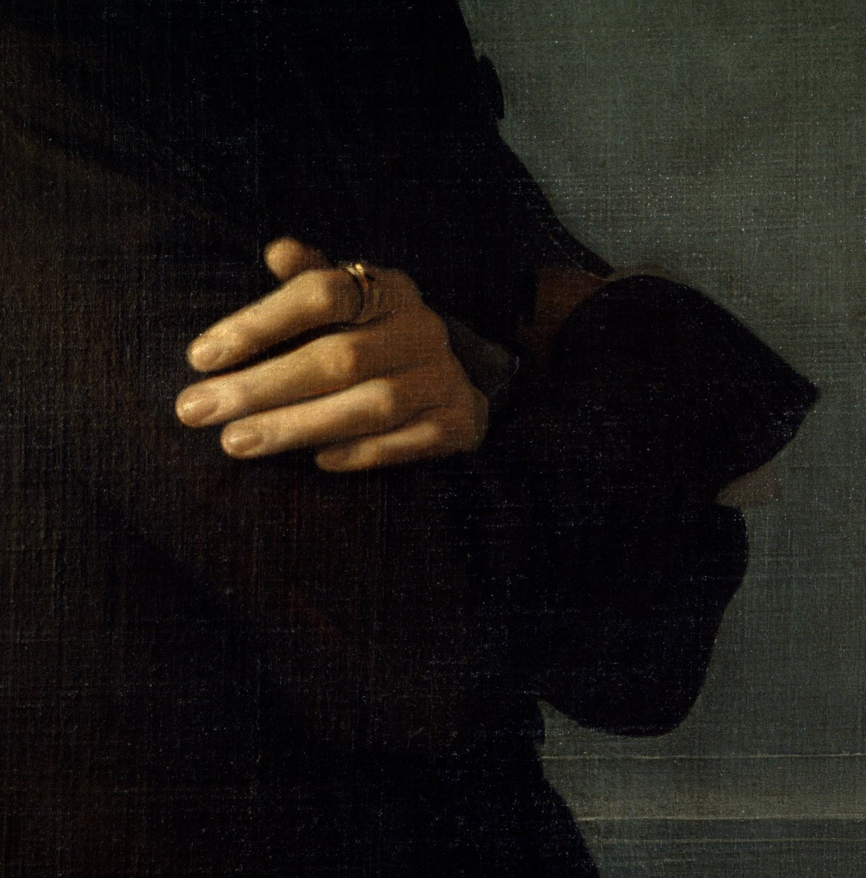 Portrait de Franz Liszt (1811-1886), compositeur et pianiste hongrois (1839). (détail des mains). Peinture de Henri Lehmann (Karl Ernest (Ernst) Rudolf Heinrich Salem dit) (1814-1882). Paris, Musée Carnavalet - Henri Lehmann