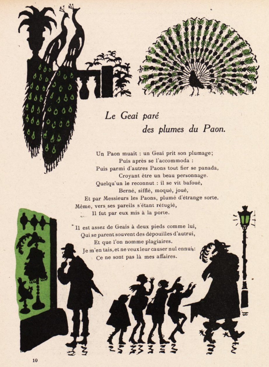 Le Geai paré des plumes du Paon - Henri Avelot