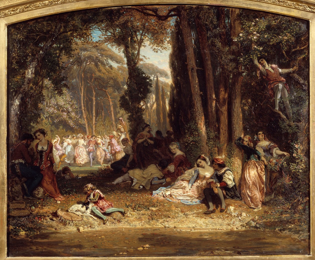 Fête de printemps en Toscane - Henri Baron