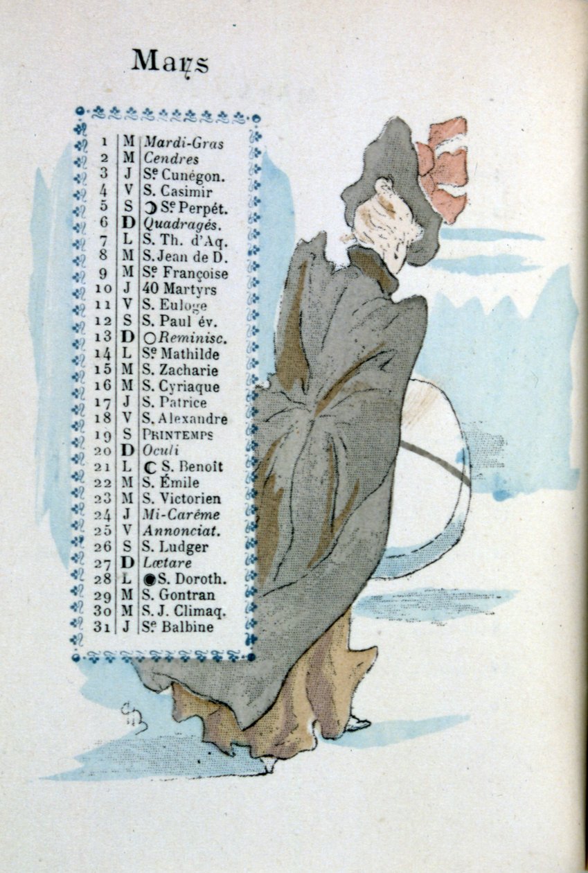 Mars - Henri Boutet