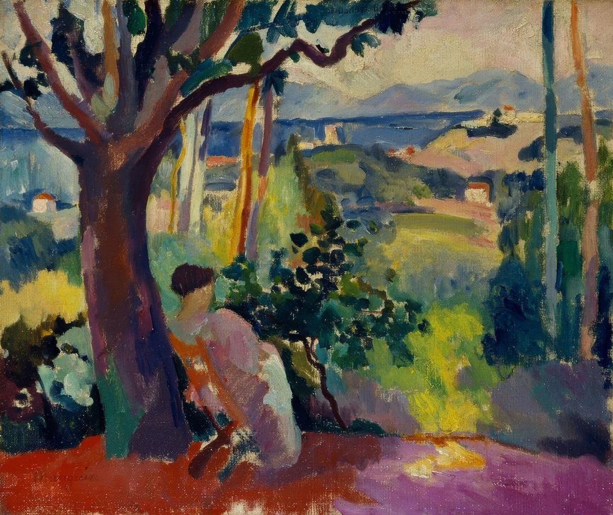 Le repas à la villa Demière - Henri Charles Manguin