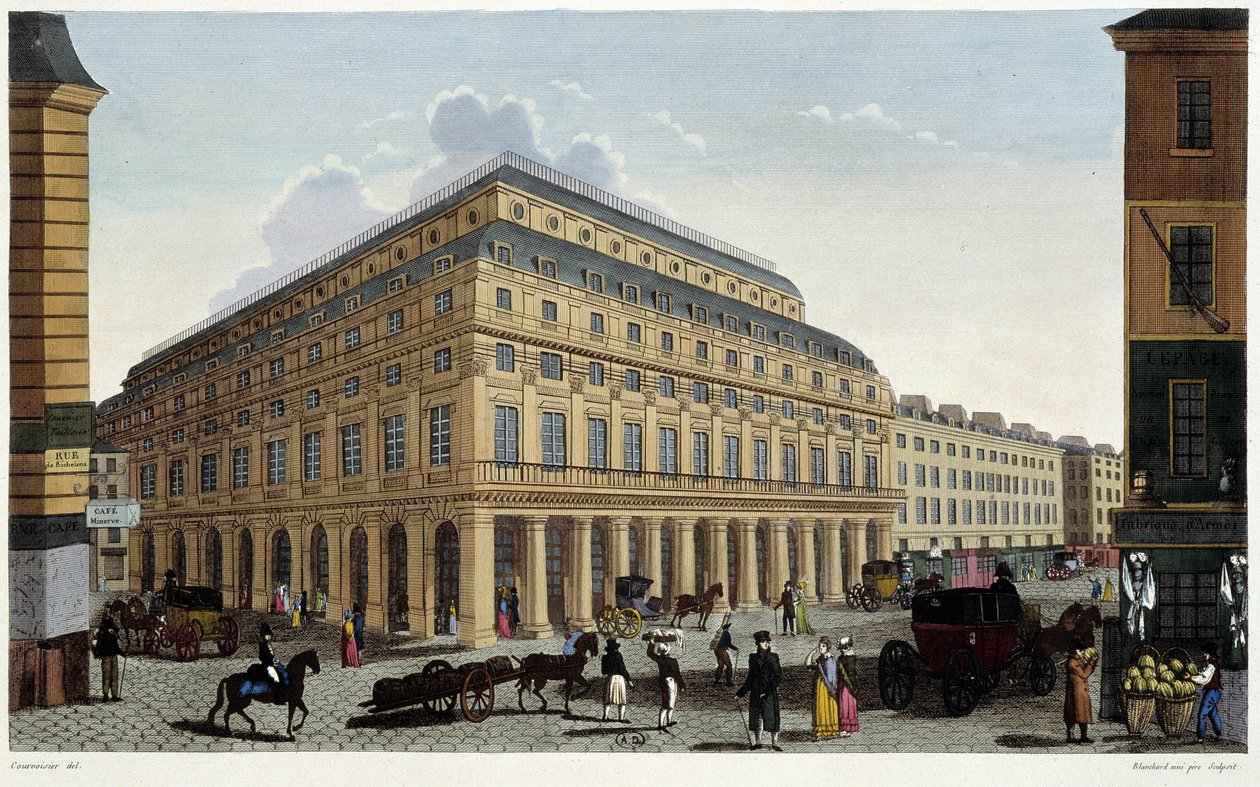 Le Théâtre Français. Gravure de Courvoisier - Henri Courvoisier Voisin
