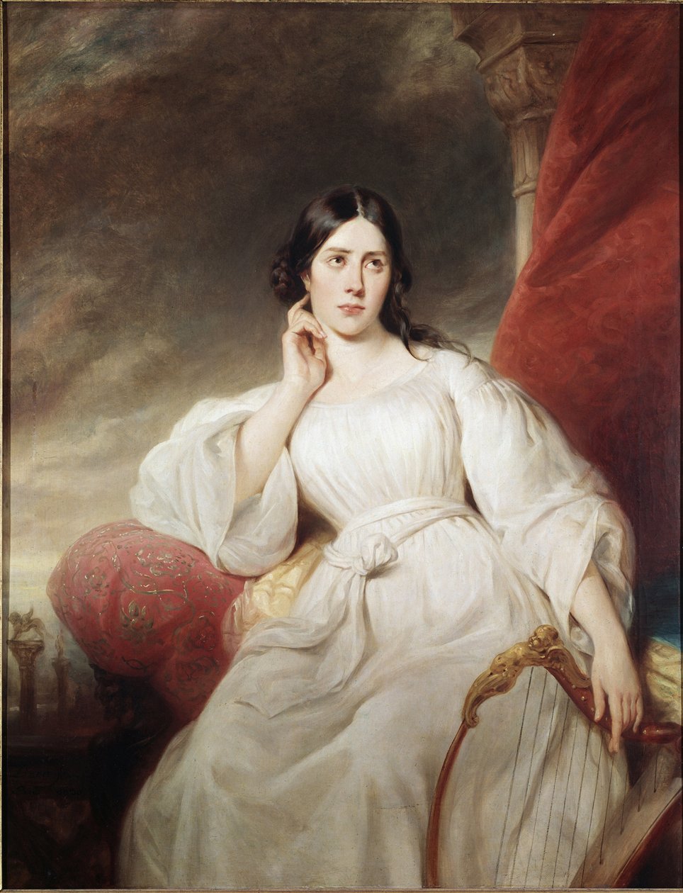Portrait de Maria Garcia dite la Malibran, dans le rôle de Desdemona - Henri Decaisne