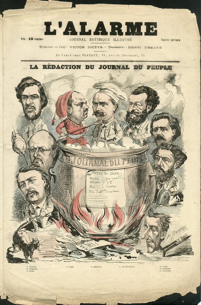 Illustration par Henri Demare (1846-1888) pour la couverture de L