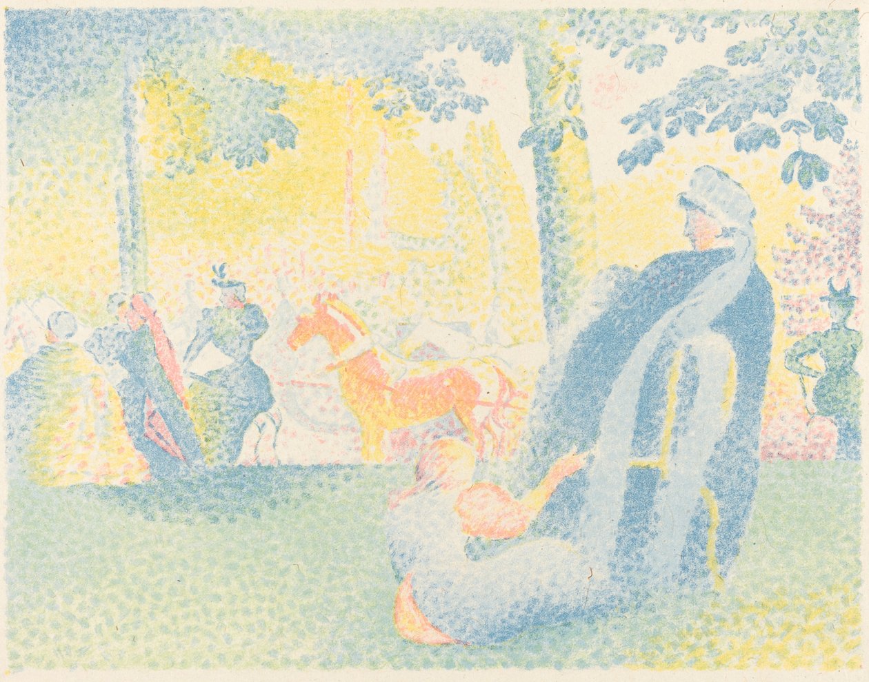 Dans le Parc - Henri Edmond Cross