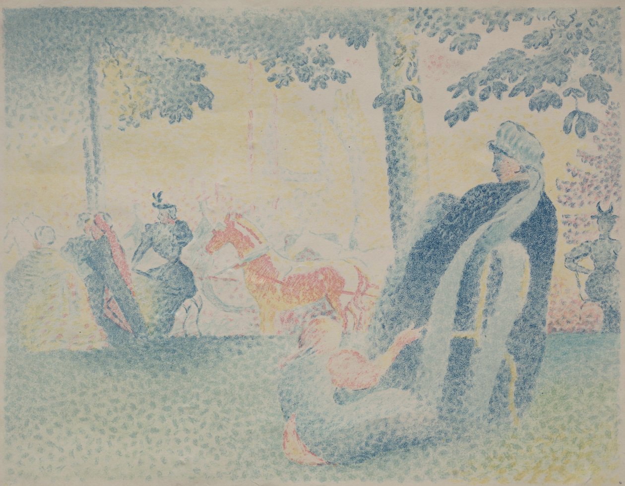 Dans le parc - Henri-Edmond Cross