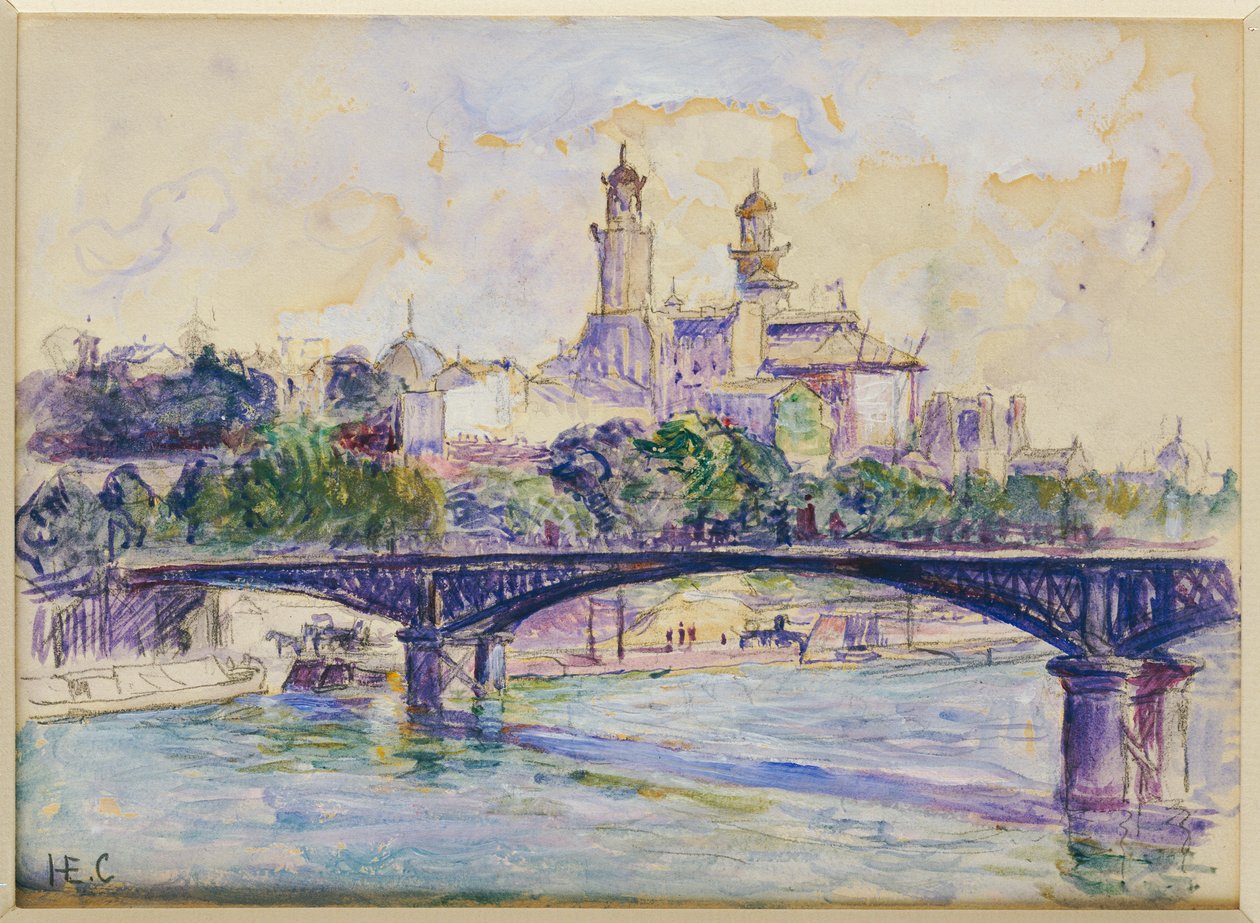 La Seine devant le Trocadéro - Henri Edmond Cross