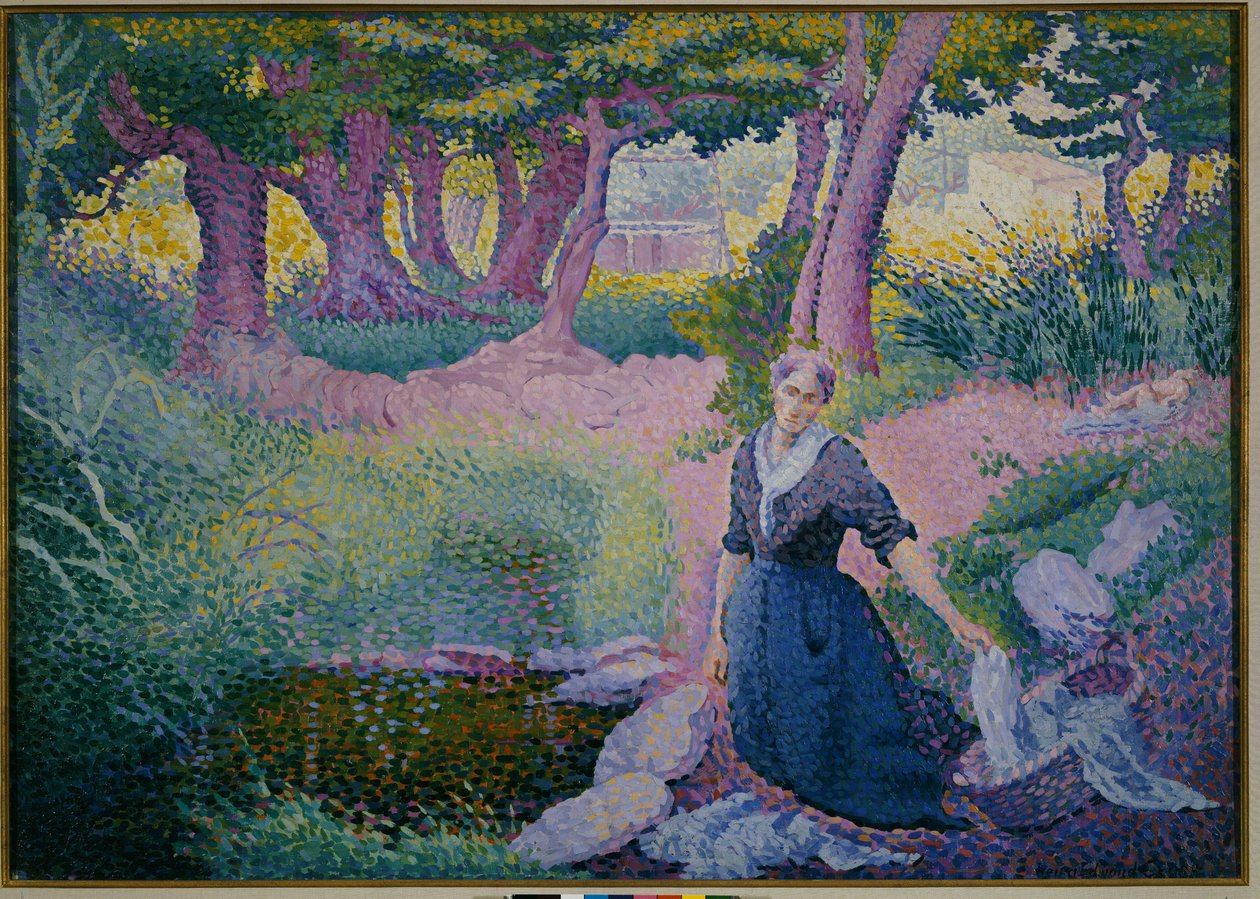 La blanchisseuse, 1895-96 - Henri Edmond Cross
