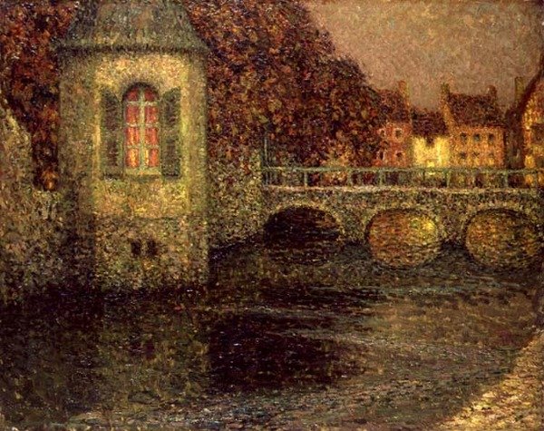 Nuit en Normandie - Henri Eugene Augustin Le Sidaner