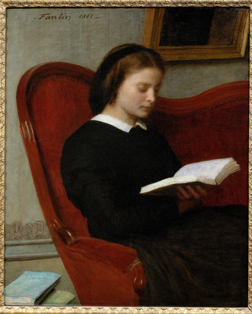 La liseuse - The reader - Henri Fantin-Latour