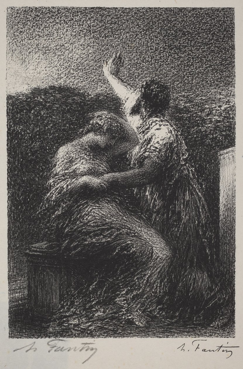 Le Mage Balthazar et Fatime - Henri Fantin-Latour