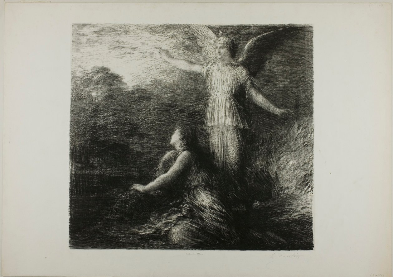 Paradis et le Péri (Ouverture), première planche - Henri Fantin-Latour
