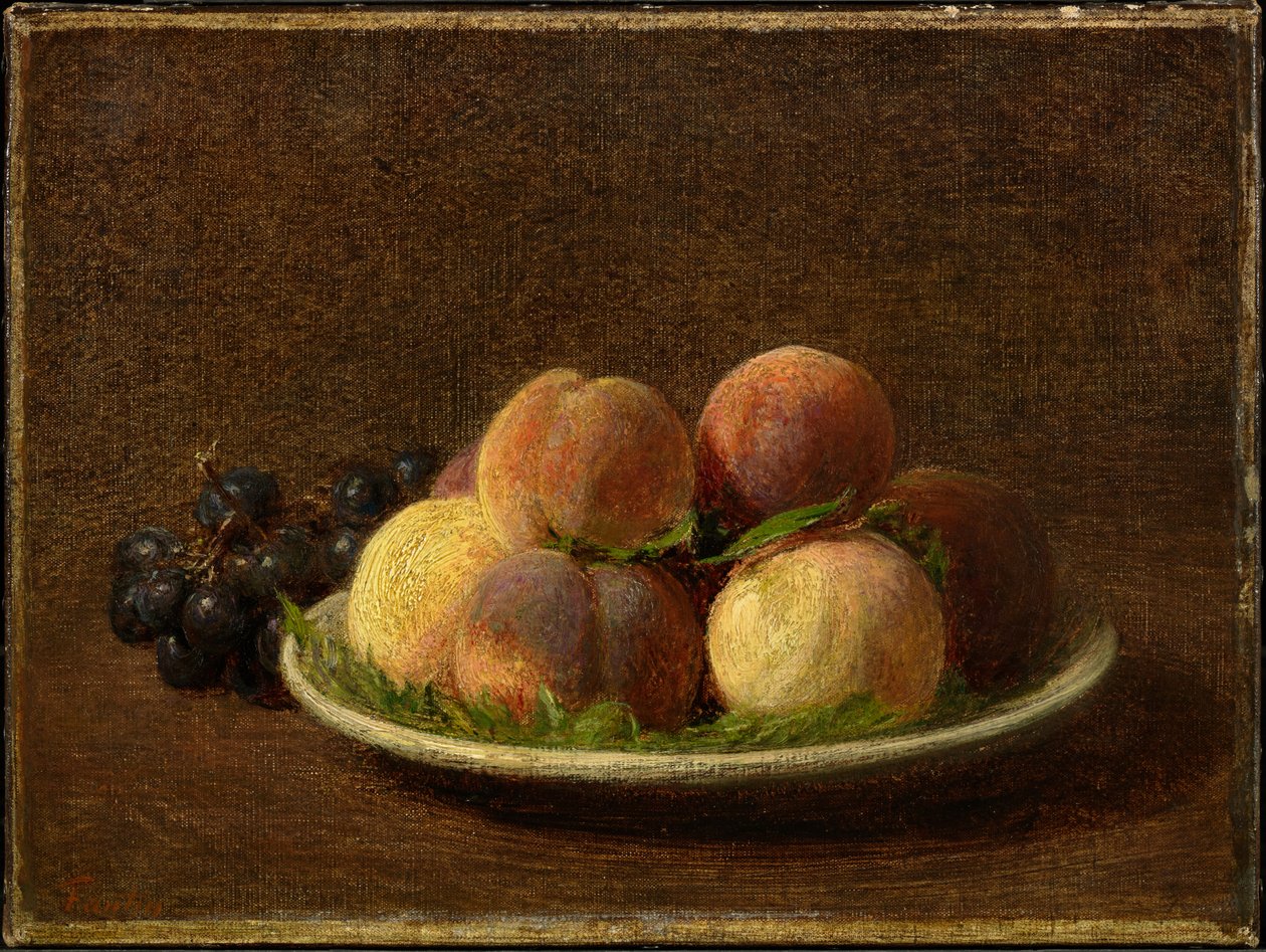 Pêches et raisins - Henri Fantin-Latour