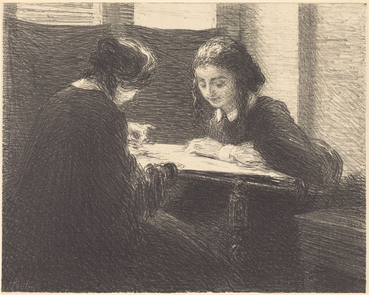 Les brodeuses - Henri Fantin-Latour