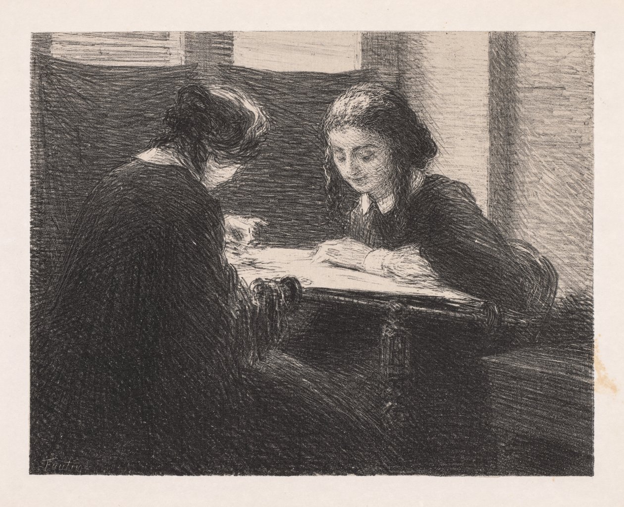 Les brodeuses - Henri Fantin-Latour
